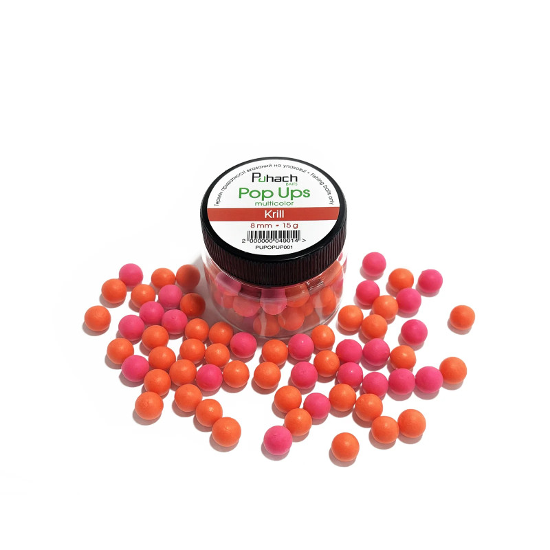 Попап Puhach Baits Pop Ups 8 mm Multicolor - Krill (Криль)