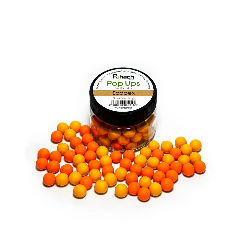 Попап Puhach Baits Pop Ups 8 mm Multicolor - Scopex (Сливочное Печенье)