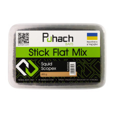 Прикормка Puhach Baits Stick Flat Mix – Squid Scopex (Кальмар Вершкове Печиво)