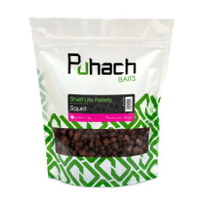 Варені гранули Puhach Baits Premium Line Shelf Life Pellets 4.5/6 mm 1 kg - Squid (Кальмар)