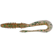 Силікон Keitech Mad Wag Mini 2.5" EA#02 Peach Green FLK. (12 шт/уп)