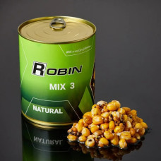 Зернова суміш "MIX-3" зерен ROBIN 900 мл. ж/б - Натурал