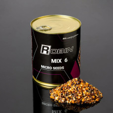 Зернова суміш "MIX-6" ROBIN "Мікро-зерно" ж/б 900 мл