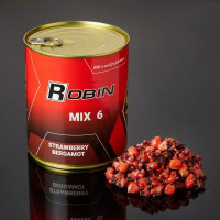 Зернова суміш "MIX-6" зерен Полуниця Бергамот ROBIN 900 мл. ж/б