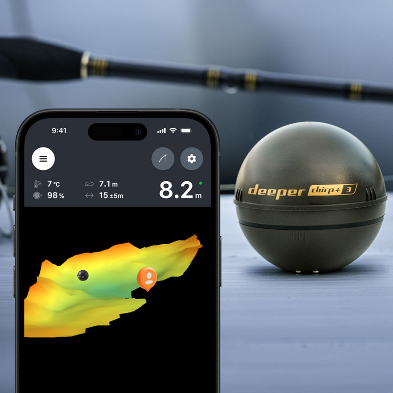 Эхолот Deeper Smart Sonar CHIRP+ 3 Power Bundle (эхолот + солнечная панель 36W)