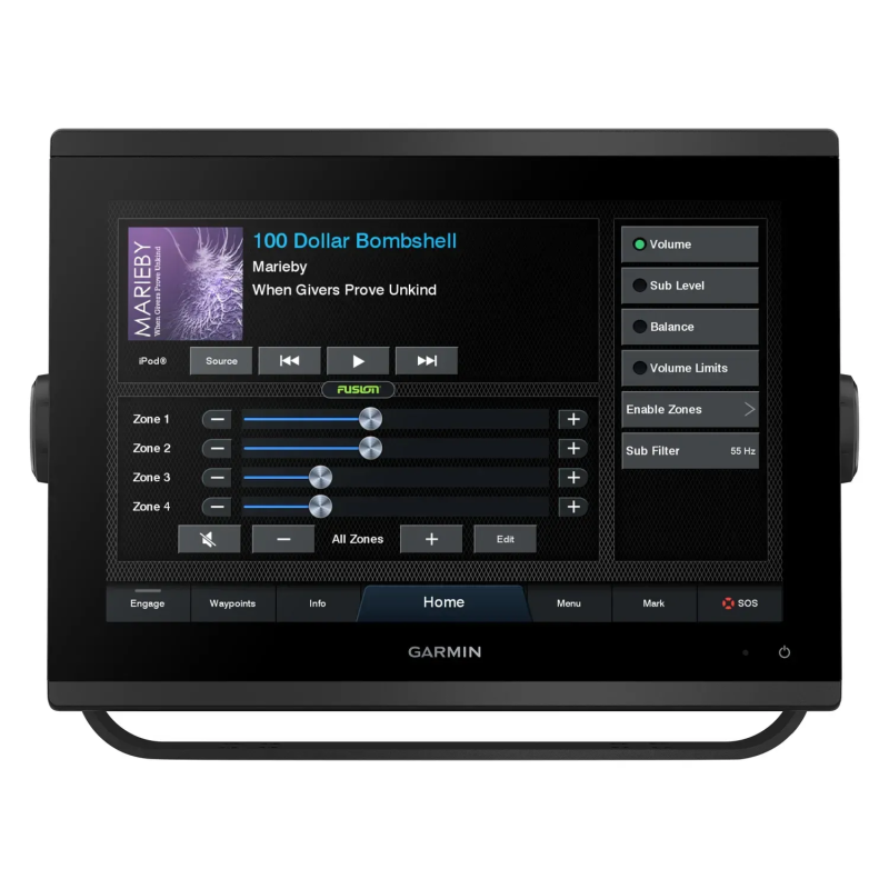 Ехолот картплоттер Garmin GPSMAP 1223xsv з комплектом радара GMR 18HD+