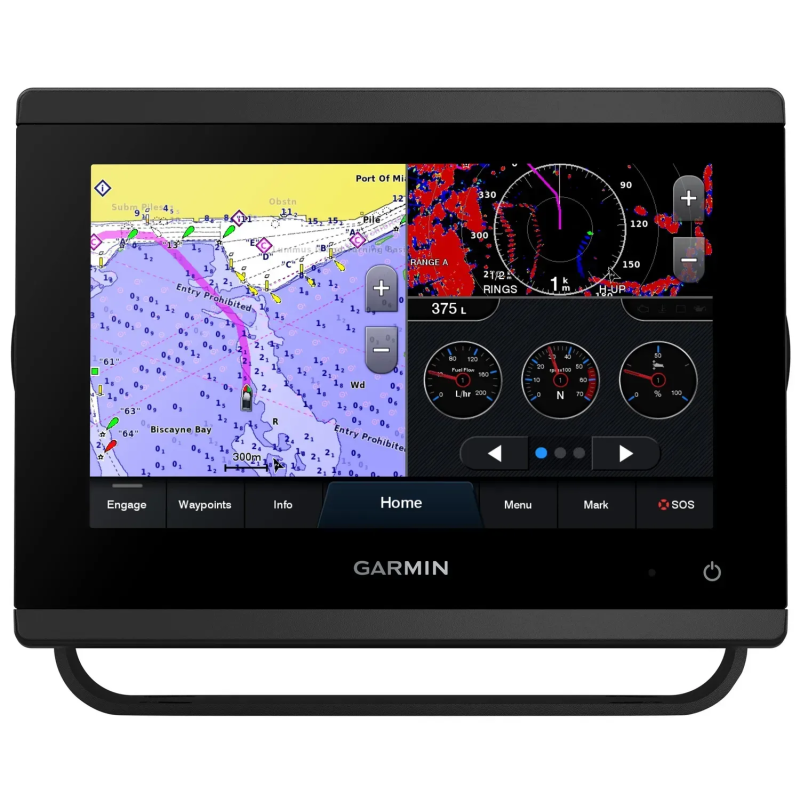 Ехолот картплоттер Garmin GPSMAP 723xsv з комплектом радара GMR 18HD+
