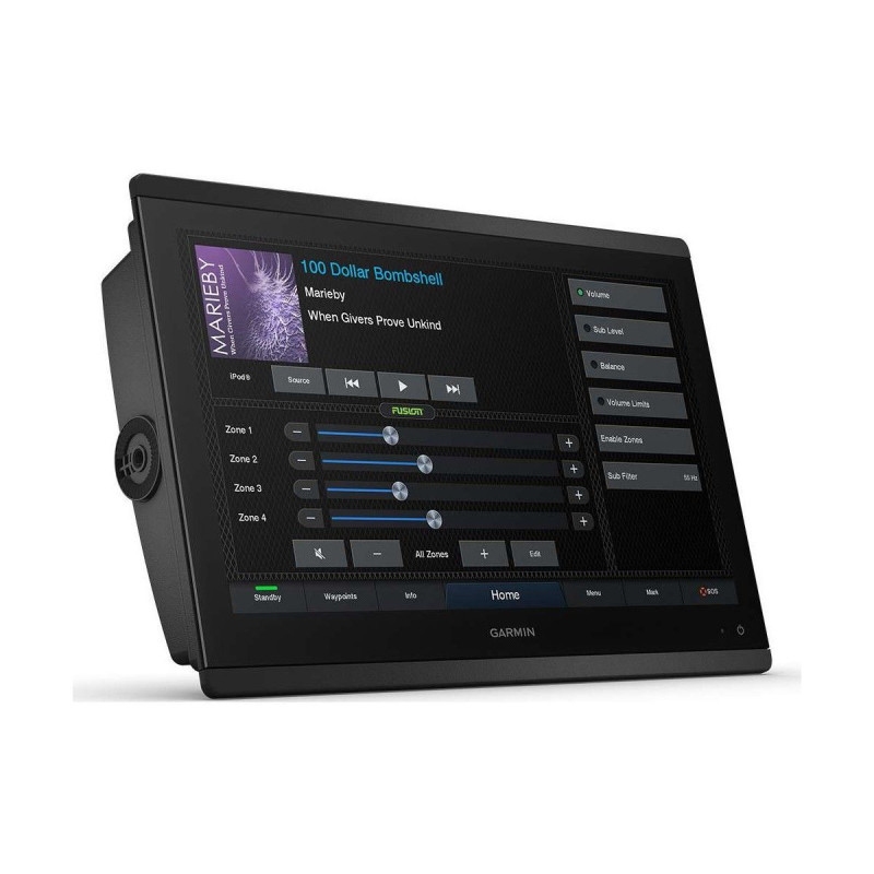 Эхолот картплоттер Garmin GPSMAP 8416 с базовой картой мира, без датчика