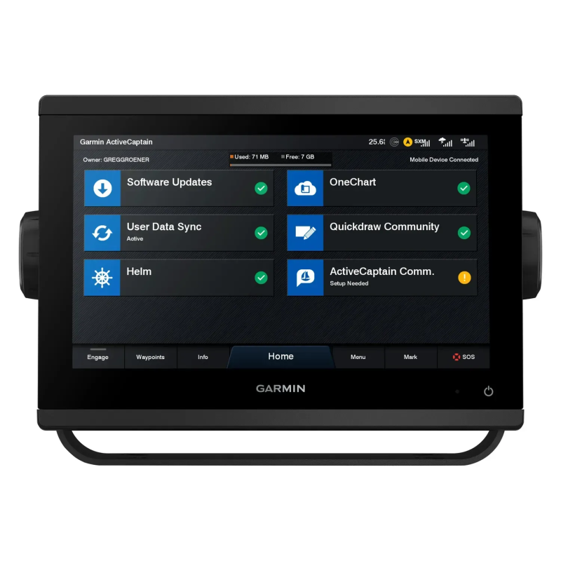 Ехолот картплоттер Garmin GPSMAP 923xsv з комплектом радара GMR 18HD+