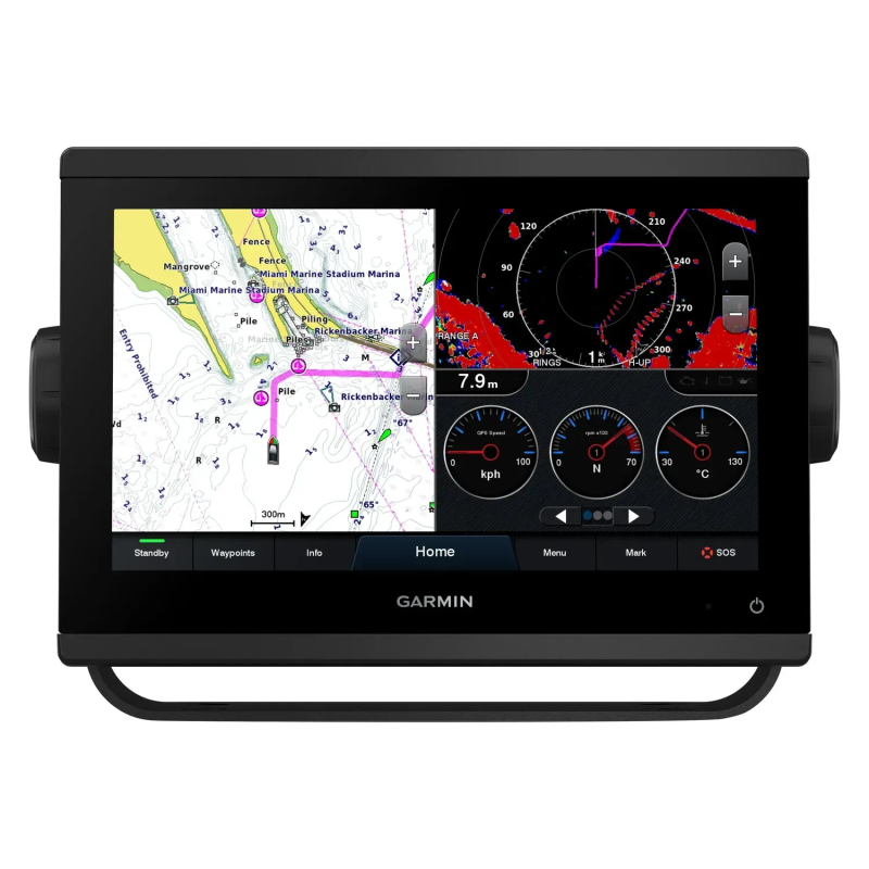 Ехолот картплоттер Garmin GPSMAP 923xsv з комплектом радара GMR 18HD+