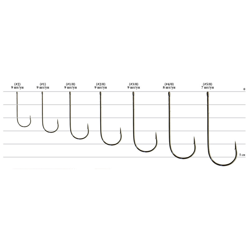 Гачок Decoy Worm4 Strong Wire #5/0 (7 шт/уп)