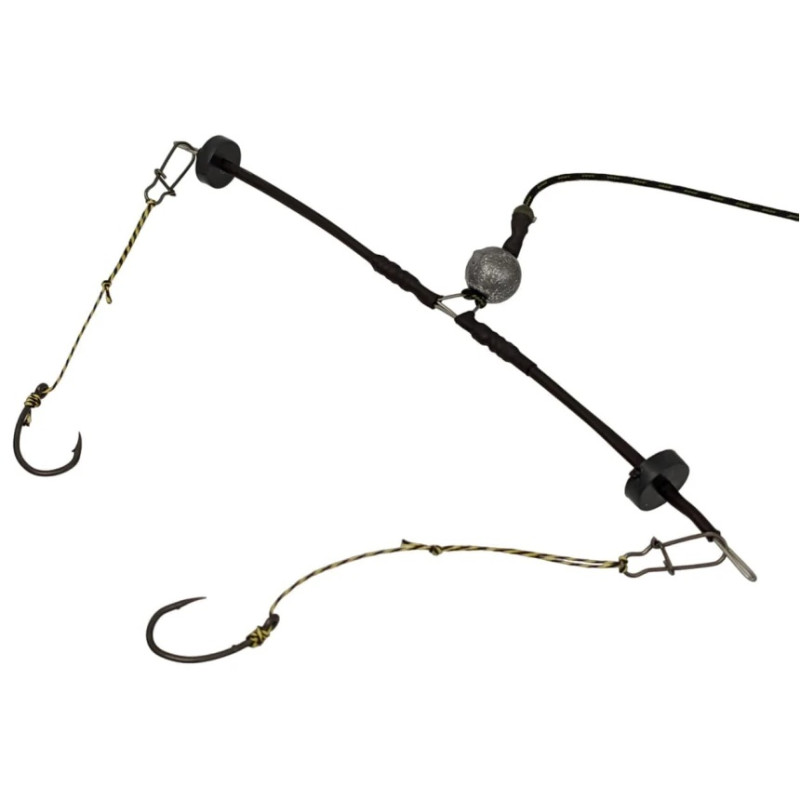 Монтаж на товстолоба Silver Carp Rigs 2 гачки