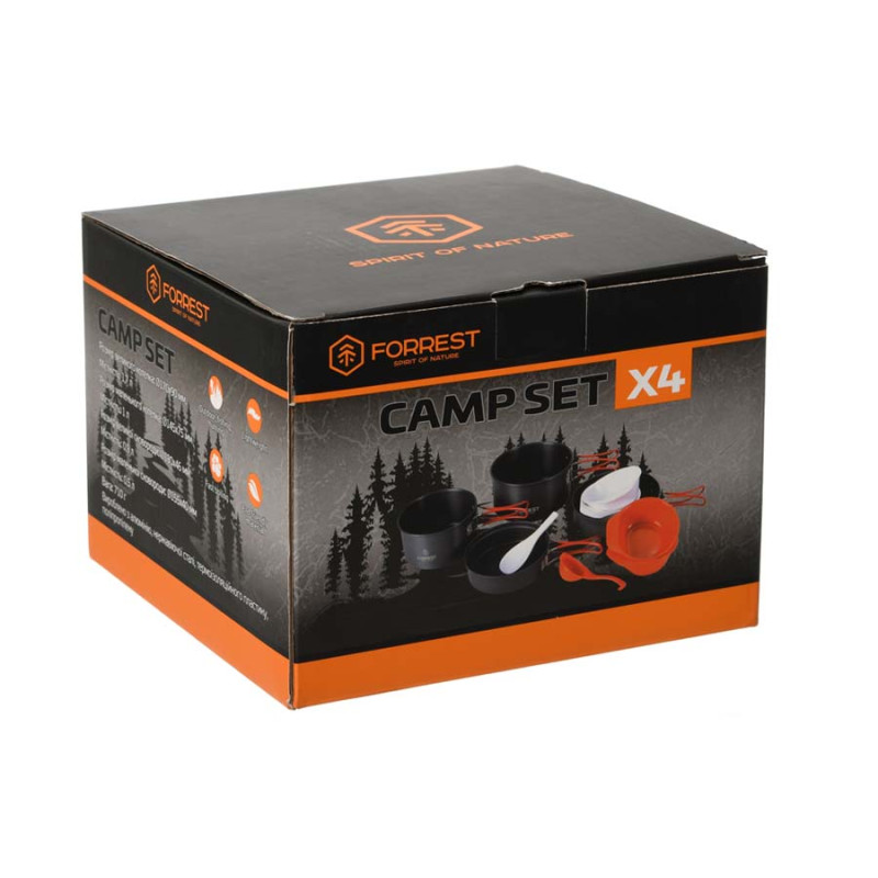 Набір посуду Forrest Camp Set X4