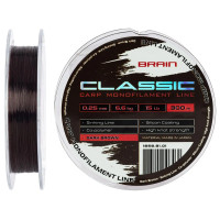 Леска Brain Classic Carp Line Dark Brown 300m 0.28mm 18lb 7.9kg