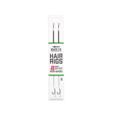 Готовий повідець Korda Basix Hair Rigs Wide Gape №8