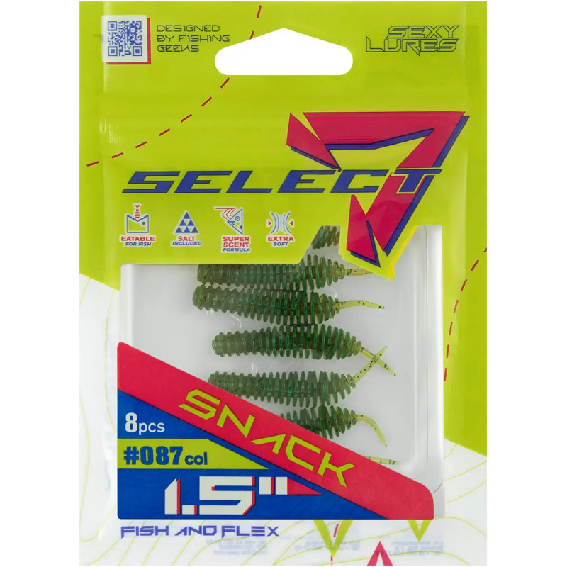Силікон Select Snack 1.5" #087 FE (8 шт/уп)