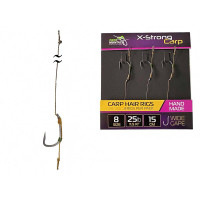 Короповий повідець Проф Монтаж X-Strong Carp 25LB/11,5кг L-15см Hook №8 (3шт)