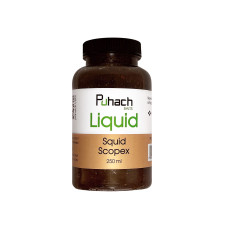 Ліквід Puhach Baits Liquid 250 ml - Squid Scopex (Кальмар Печиво)