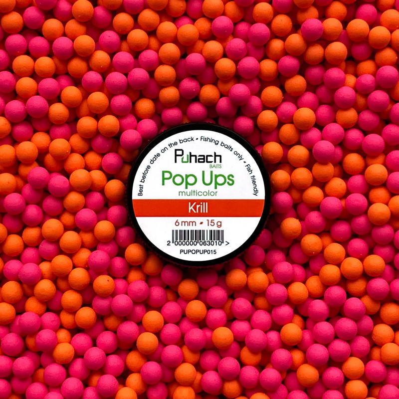 Попап Puhach Baits Pop Ups 6 mm Multicolor - Krill (Криль)
