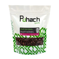 Варені гранули Puhach Baits Premium Line Shelf Life Pellets 8/10 mm 1 kg - Squid Сranberry (Кальмар Журавлина)