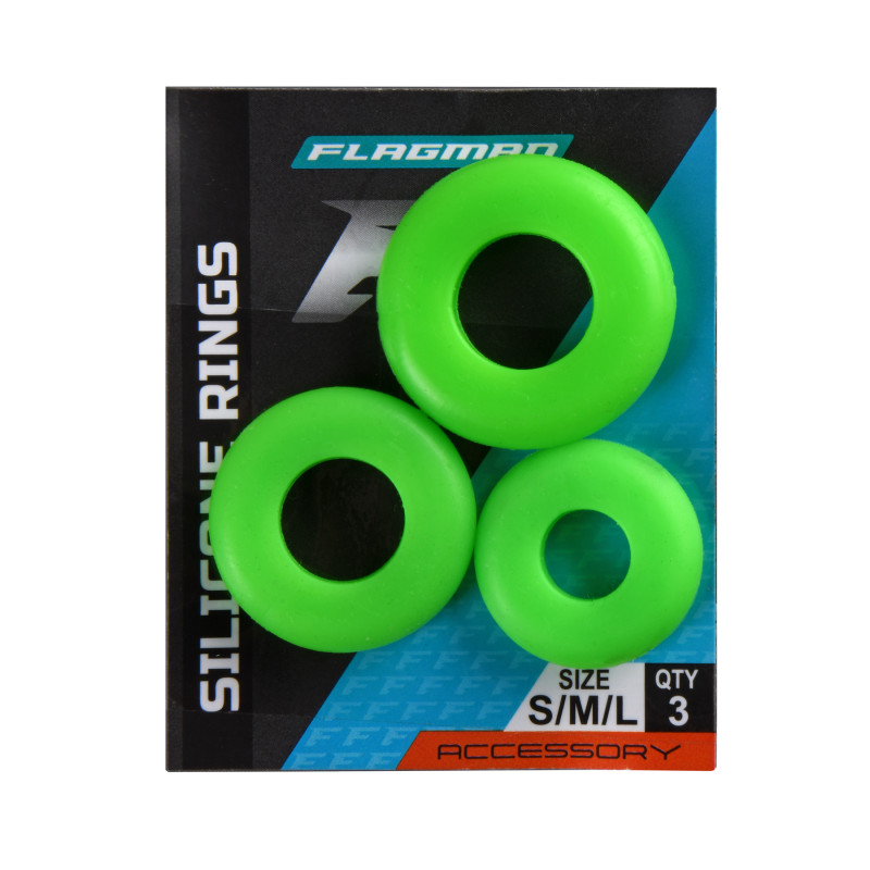 Стопорные кольца для удилища Flagman Herabuna Rubber Rings Set S/M/L