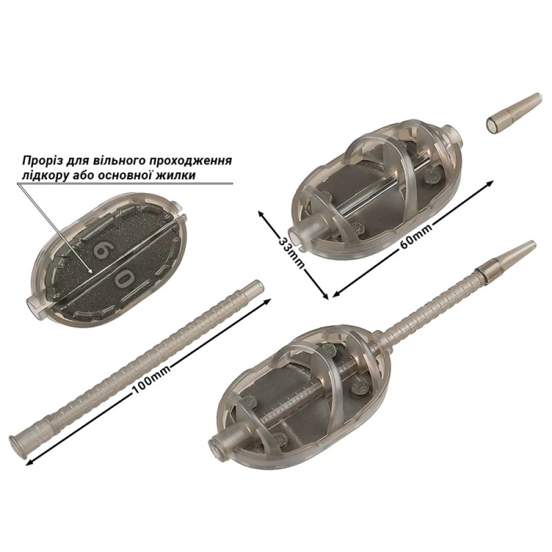 Кормушка Проф Монтаж QTS Fast Flat Feeder -L- 80г