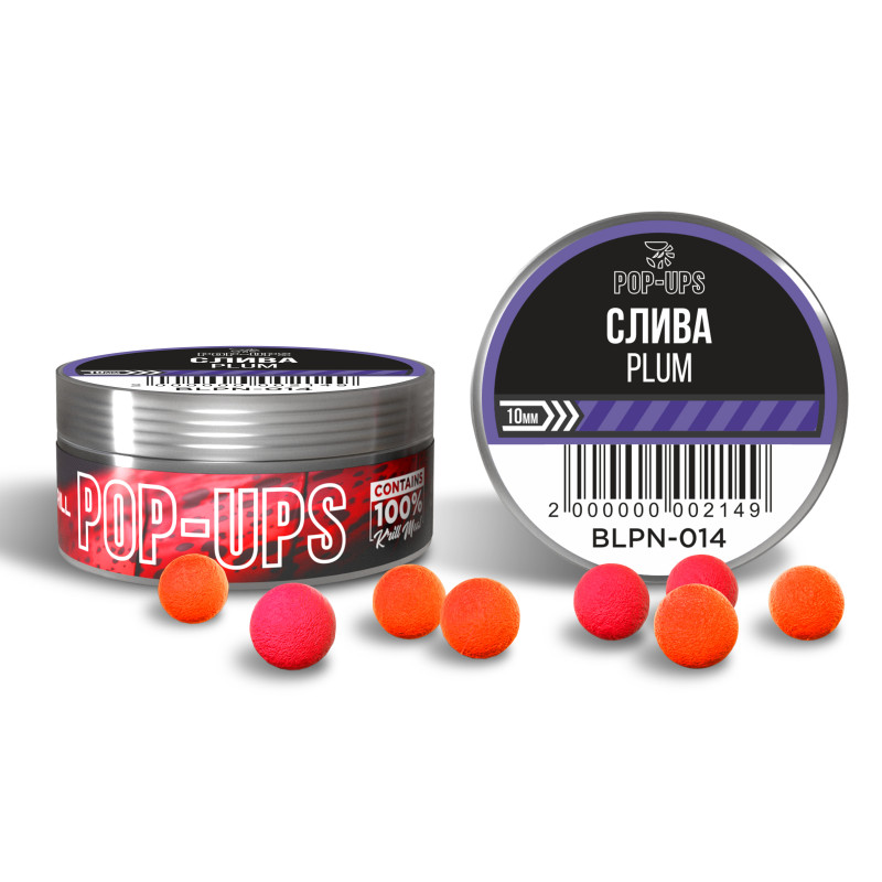 Бойли  INTERKRILL Pop-up Слива/Plum 10 мм