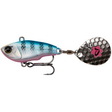 Тейл-спінер Savage Gear Fat Tail Spin 55mm 9g Blue Silver Pink