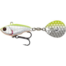 Тейл-спінер Savage Gear Fat Tail Spin 55mm 9g Lemon Back Flash