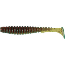 Силікон Fishup U-Shad 2.5" #019 Motor Oil/Red