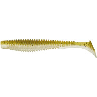 Силикон Fishup U-Shad 3.5" #202 Green Pumpkin/Pearl