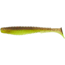 Силікон Fishup U-Shad 3" #203 Green Pumpkin/Flo Chartreuse
