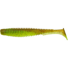 Силікон Fishup U-Shad 3" #204 Green Pumpkin/Chartreuse