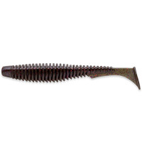 Силікон Fishup U-Shad 2.5" #050 Green Pumpkin Brown/Red & Purple