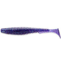 Силікон Fishup U-Shad 2" #060 Dark Violet/Peacock & Silver