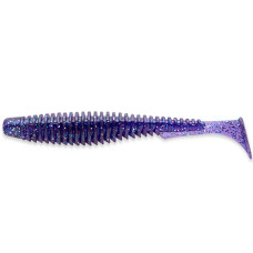 Силікон Fishup U-Shad 2" #060 Dark Violet/Peacock & Silver
