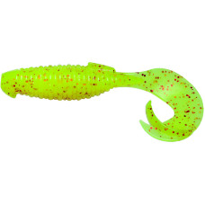 Силікон Keitech Flapper Grub 4" PAL#01 Chartreuse Red Flk (7шт/уп)