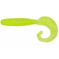 Силікон Reins Fat G-Tail Grub 4" #129 Glow Chart Silver (10шт/уп)