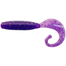 Силікон Reins Fat G-Tail Grub 4" #567 Lilac Silver&Blue Flake (10шт/уп)