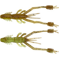 Силикон Reins Ring Shrimp 2" #B08 Green Pumpkin Chart Melon (12шт/уп)